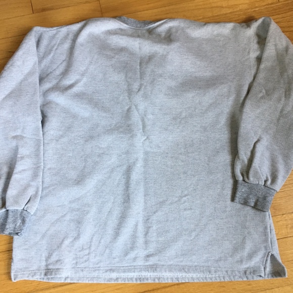 Gray Henley Style Sweatshirt - Picture 2 of 2